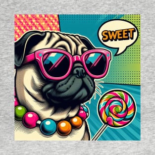 Pug Dog Portrait T-Shirt